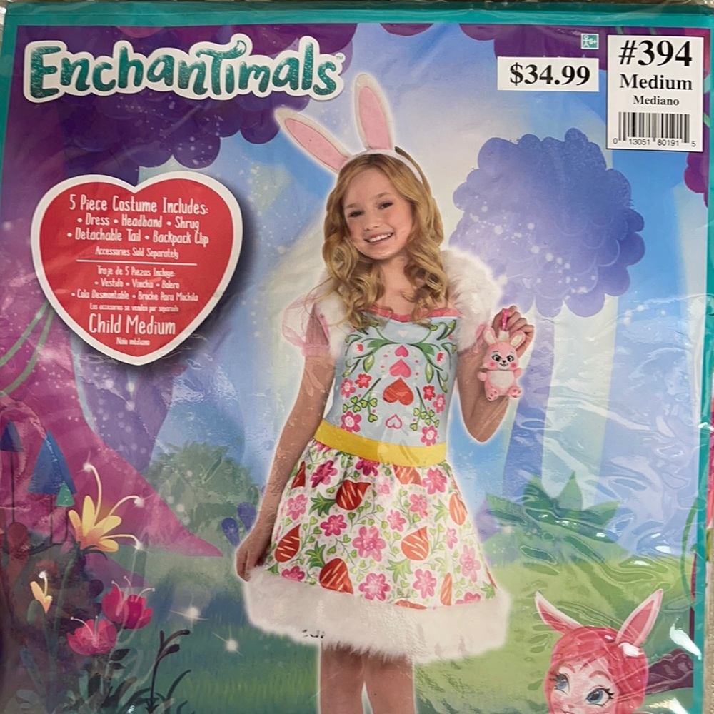 Enchantimals: Bree Bunny Children’s Costume! New!